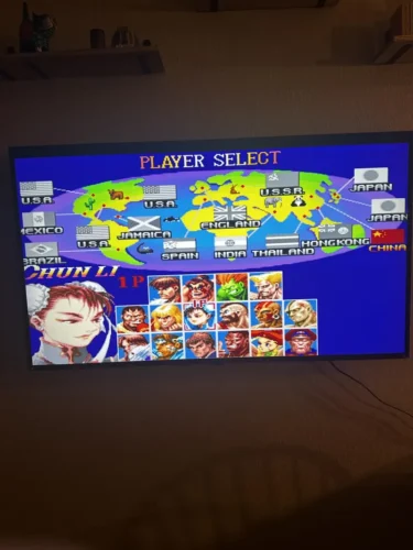 Retro Video Game Console GBA Game Emulator Street Fighter photo review